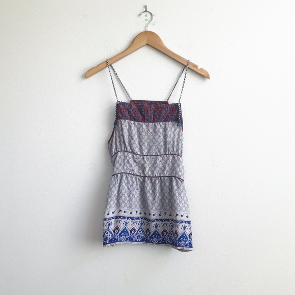 Free People Tops - Free People : Sophie's Paisley Silk Tank Size XS
